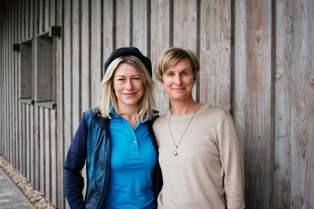 Frau Barbara Wiegele mit Frau Dr. Wächtler